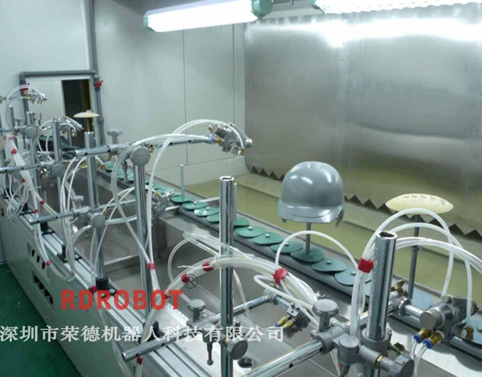 安全帽、頭盔自動(dòng)噴涂設(shè)備